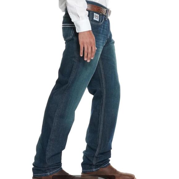 Cinch Other - Cinch Men's White Label Dark Wash Relaxed Fit Straight Leg Jeans Sz 31 x 32